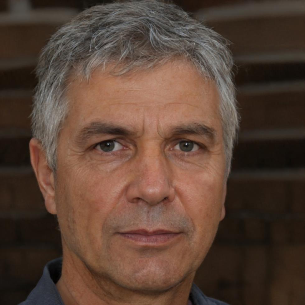 Retrato de Adrián Baltasar egresado del programa de diseño de niveles